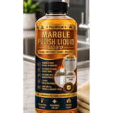 { "alt_text": "Clear liquid marble polish bottles, 100 ML each, for enhancing shine and finish of marble surfaces" }