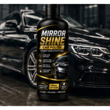 Pack of 2 Mirror Shine Car Polish Liquid Flip Top Cap Bottles 100 ML