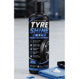 Pack of 2 Tyre Shine Gel Flip Top Cap Bottles 100 ML