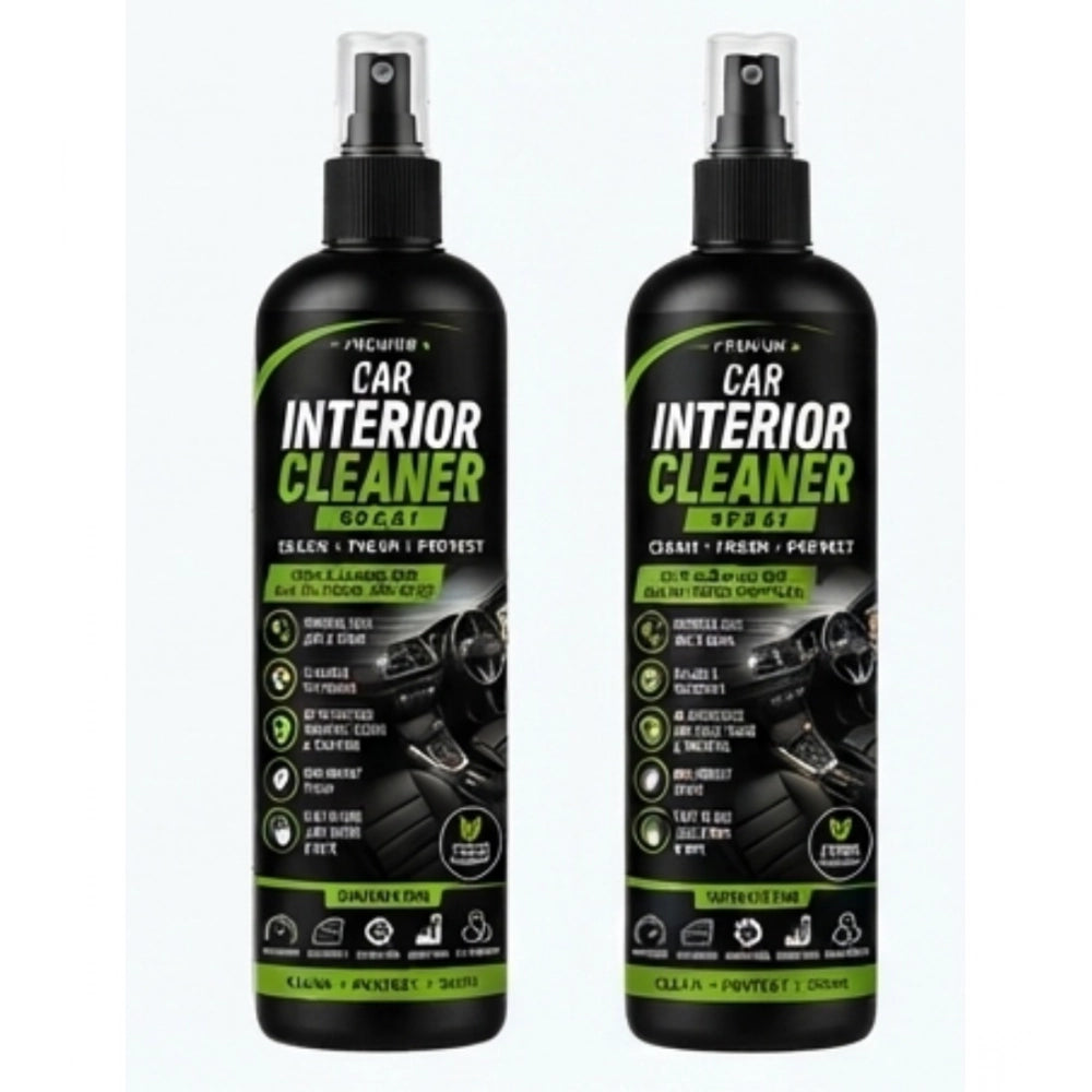 { "alt_text": "Blue liquid car interior cleaner spray bottles, 100 ML, refreshing car detailing liquid for auto care" }