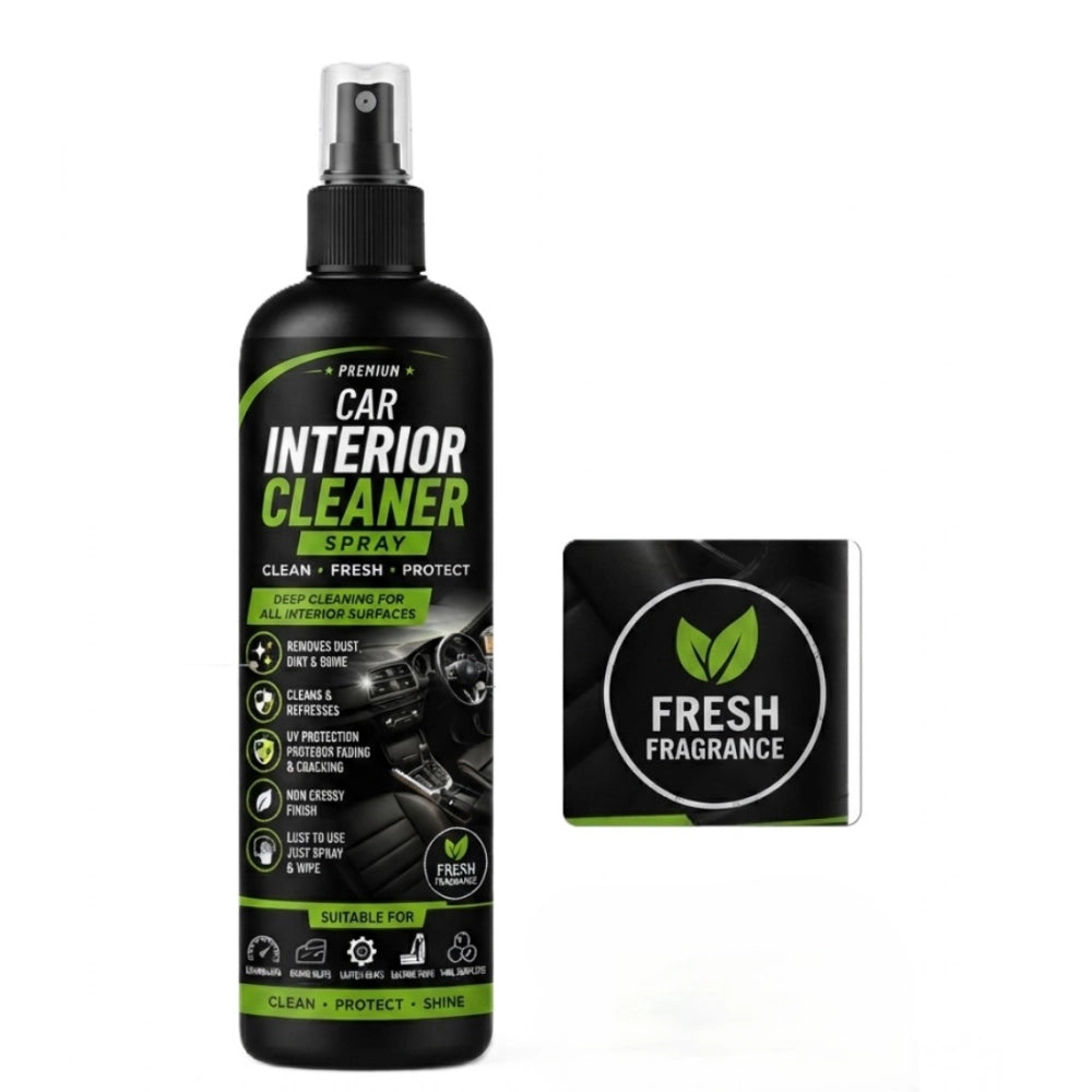 { "alt_text": "Blue liquid car interior cleaner spray bottles, 100 ML, refreshing car detailing liquid for auto care" }