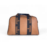 Women's Polyurethane Textured Duffle Bag with Adjustable &amp; Removable Strap (Brown)