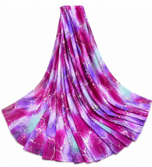 { "alt_text": "Multi georgette printed saree with unstitched blouse, 5.5m, ethnic wear fashion fabric" }