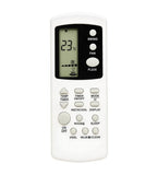 White AC remote control model 303 for BPL air conditioner, featuring ergonomic design and long range