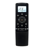 Black replacement AC remote control for Carrier Model 235 with ergonomic design