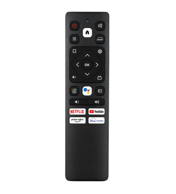 Black replacement AC remote control for Carrier AC, featuring an ergonomic design and long range