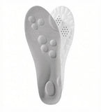 Grey orthopedic memory foam shoe insole providing soft cushioning and customizable support for daily foot comfort