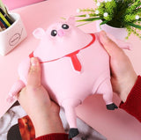 TPR Pink Squishy Pig Toy (Pink)
