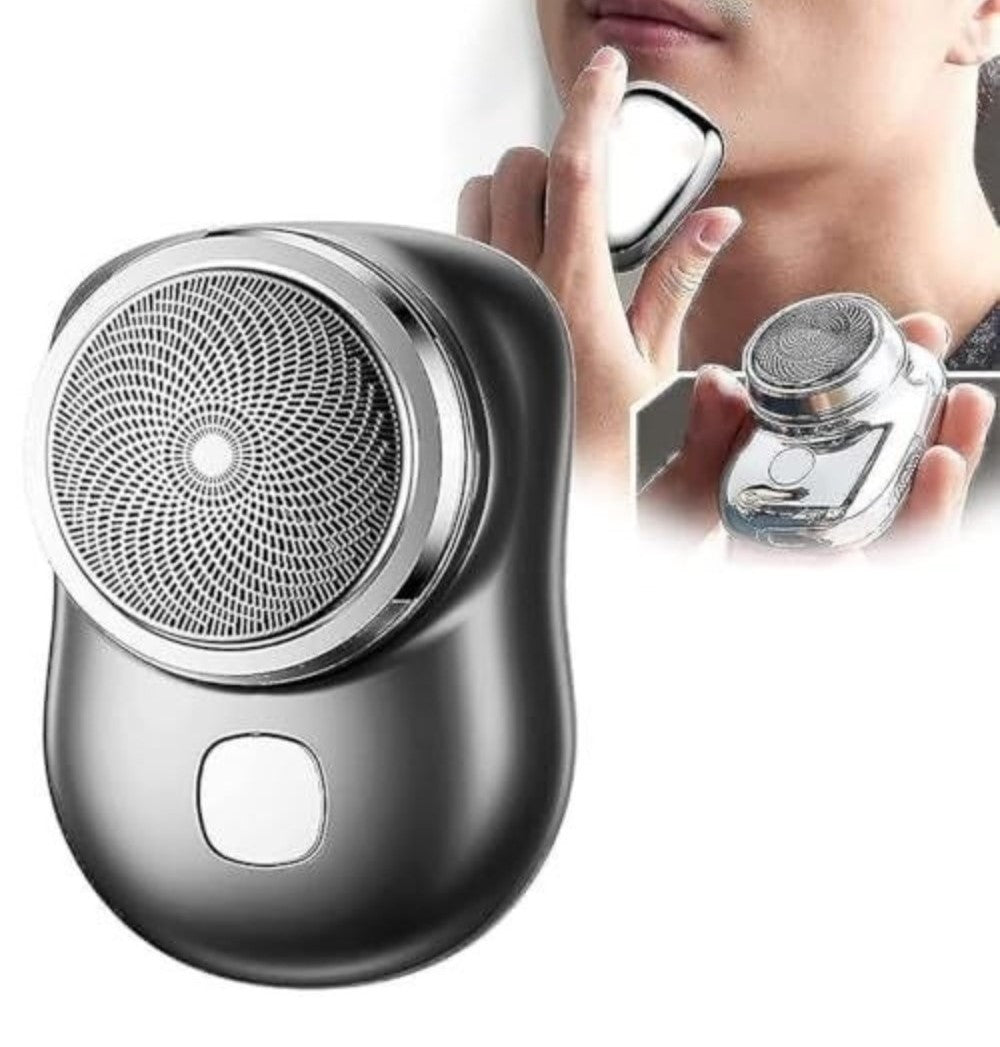 Stainless Steel Mini Electric Portable Shaver For Men (Multicolor)