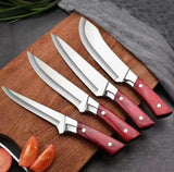 Silver stainless steel chef knife with protective cover, ideal for chopping, slicing, and general food preparation