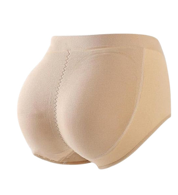 Nylon-Cotton Blend Women's Paded Panty Free Size (Beige-Black)