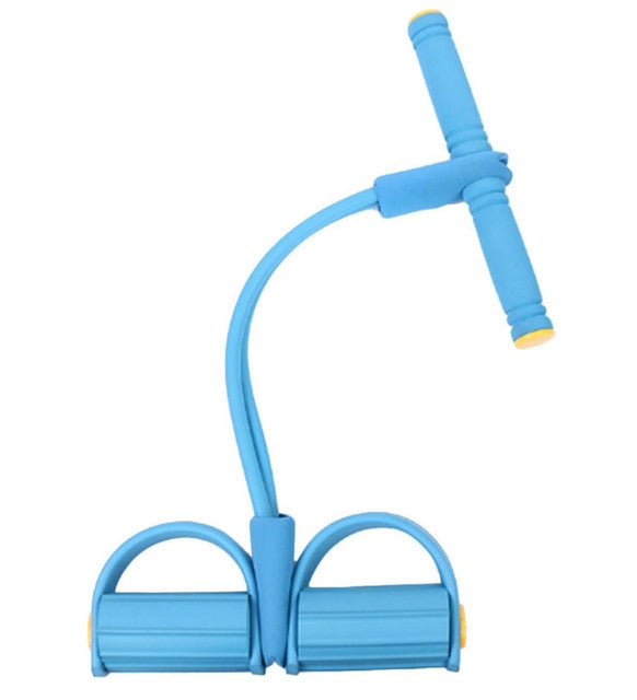 Blue natural rubber resistance band for full body strength and flexibility training