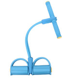 Blue natural rubber resistance band for full body strength and flexibility training