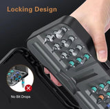 Multicolor 24-in-1 alloy steel screwdriver set with magnetic function for electronics repair