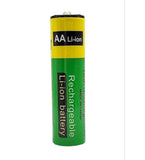 Steel 2 pieces set Type C Rechargeable Batteries (Green-Yellow)