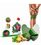 Natural Fabric Knee Patch 10 Pieces Set (Green)