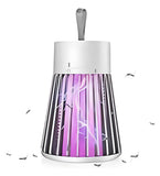 White USB powered mosquito lamp that uses UV light to attract and zap flying insects indoors