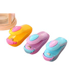 Multicolor portable mini electric heat sealing machine for sealing snack bags and food storage pouches