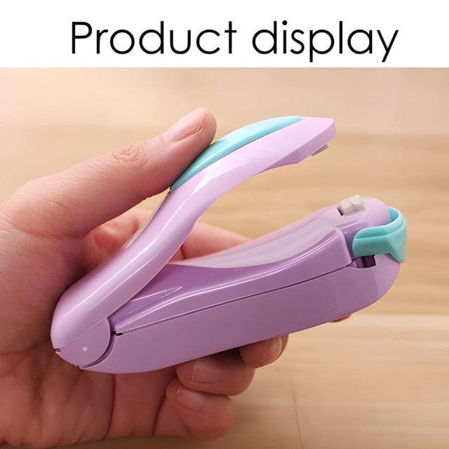 Multicolor portable mini electric heat sealing machine for sealing snack bags and food storage pouches