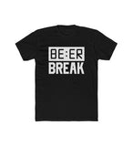Men's Polyester Printed Round Neck Short Sleeve T-Shirt (Black)