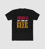 Men's Polyester Printed Round Neck Short Sleeve T-Shirt (Black)