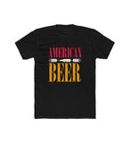 Men's Polyester Printed Round Neck Short Sleeve T-Shirt (Black)