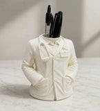Plastic Female Medical Pen Holder (White)