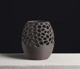 Plastic Voronoi Pencil 3 Holder Cup (Sage Green-Light Grey)