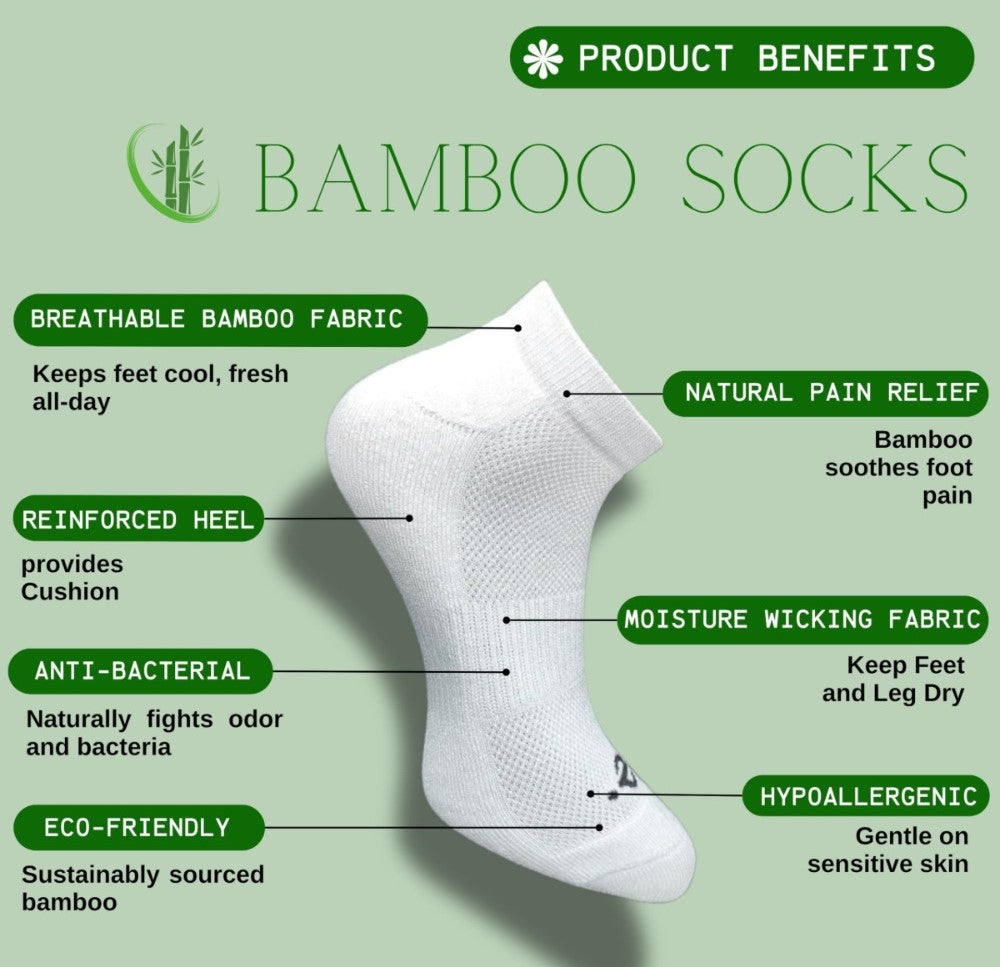 Pack of 3 Unisex Bamboo Blend Solid Low Cut Socks (Off White, Light Peach)