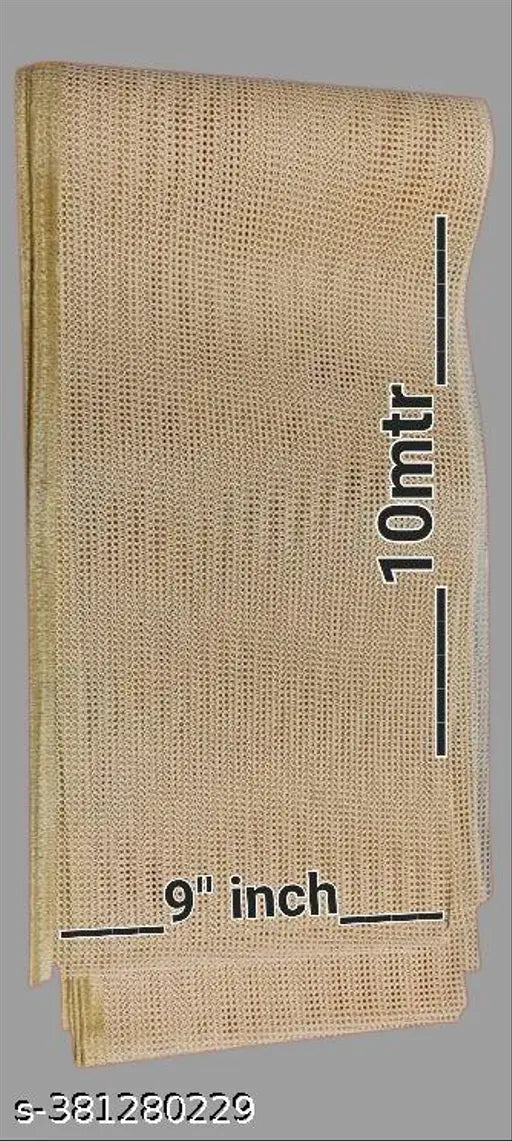 Nylon 10-inch can can in vibrant Chiku color for women's lehengas, dresses, or skirts. Indian origin