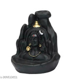 Adiyogi Mahadev shiv shankara statue and smoke backflow combo set with 201 pieces of cones, idols, figurines