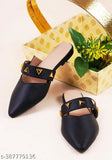 Synthetic stone-studded mules for women and girls, soft and comfortable slip-ons from Hitway