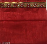 Yellow georgette sari with blouse, mirror work