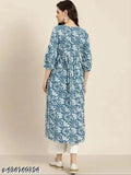 Blue kurta with bottomwear
