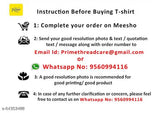 Customized printed cotton T-shirt [for Men & Women], personalized photo text round neck half sleeve, ideal for BIRTHDAY, ANNIVERSARY, or special occasions