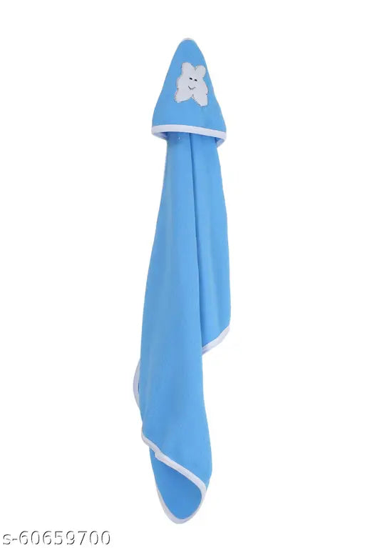 NCY fleece hooded baby blankets (pack of 4), soft and warm for mild winter, cartoon print