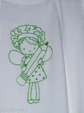 Sleeveless satin long kurta, girl with pencil embroidery, printed net for girls aged 3-7 years, Indian origin