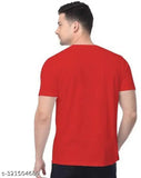Trendy polyester men's casual t-shirt with printed design, short sleeves, size S-XXXL