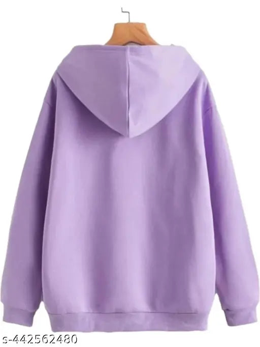 Agile Lousrics wool sweatshirt for girls, solid pattern, sizes: 12-13yrs, 13-14yrs, 14-15yrs, 15-16yrs, free size. Made in India