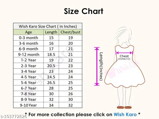 Silver and white Kraft cotton girls' frock dress, knee-length with a V-neck collar