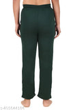Trendy women's set of two matching sweatpants in a teal color, made of soft fabric