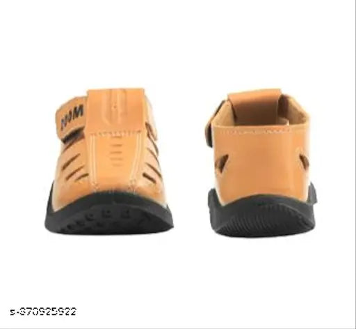 Synthetic leather unisex closed toe sandals for kids in zoom design, available in various sizes from 6-9 months to 7 years, Indian origin