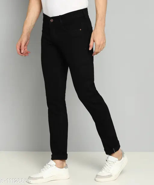 Solid denim WHATON Slim and Skinny Jeans for men - Size 28/30 made in India