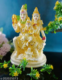 Gold-plated Polyresin Shiv Parivar Idol statue for home decor, symbolizing love, power, prosperity (10.5cm x 21.5cm x 14.5cm)