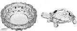 Glass kachua crystal turtle figurine for Feng Shui & Vastu decoration, Indian-origin (Note: The provided title was quite long and included multiple variations of the product name. For SEO purposes, it's best to simplify and standardize the product name. I chose "Glass kachua crystal turtle figurine" as the primary focus for this alt text.)