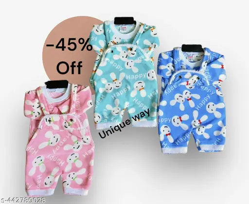 (3pcs) pretty Wool & Winter dress, For Your Baby Boys & Girls, This Is Fully Wool For Winter Season, With Comfort Petrern & A New Desien Looks OSM