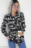 Stylish crepe long-sleeve printed shirt for women, India-origin, size N in XS, S, M, L on display