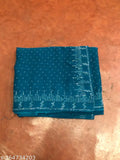 Modern look, Georgette saree with Swarovski diamonds, free size, India