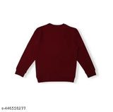 Long sleeve printed cotton kids sweatershirt, essential wardrobe piece for children