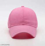 Pink baseball cap for men and women, polyester material